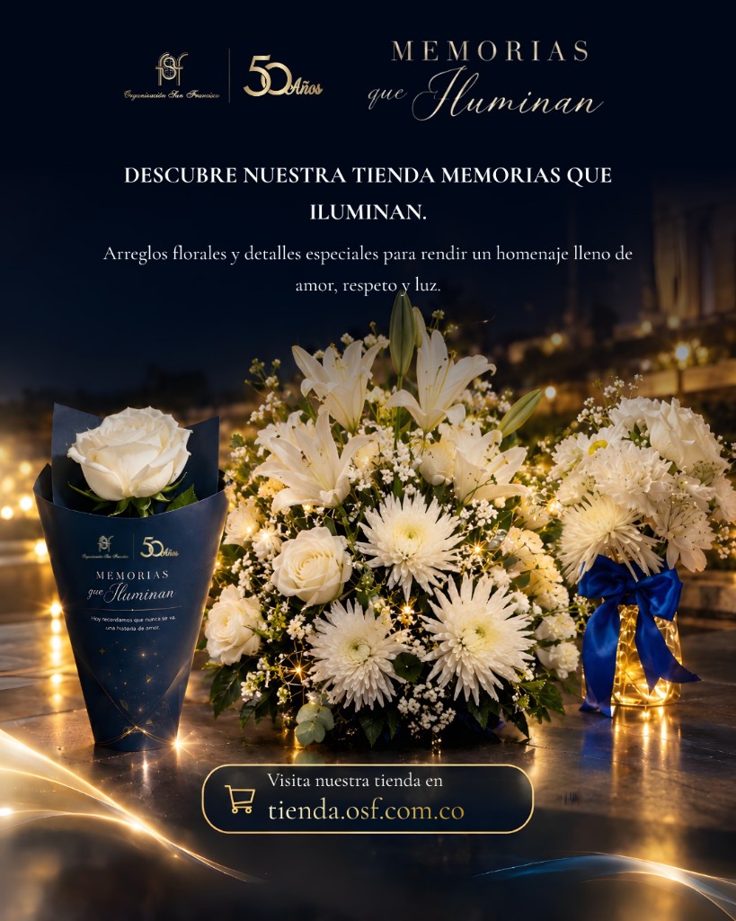 Tienda Memorias que Iluminan: arreglos florales y detalles especiales